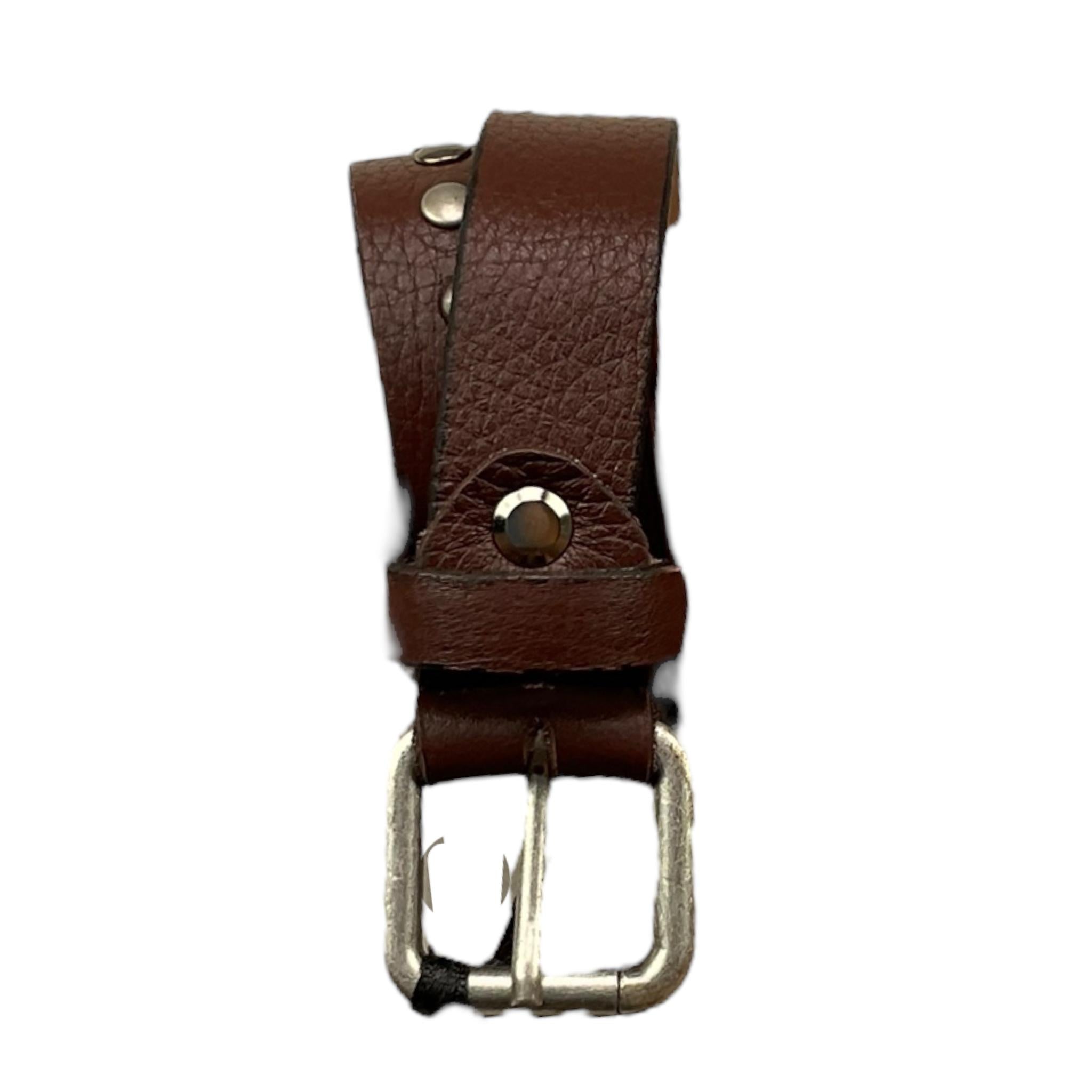 PAOLO PECORA cinture tinta unita cn borchie Marrone per Bambino PP4172 MARRONE PAOLO PECORA 