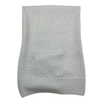 LITTLE BEAR coperta tinta unita con ricami Azzurro per Neonato 9100 AZZURRO LITTLE BEAR 