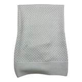 LITTLE BEAR coperta tinta unita con ricami Azzurro per Neonato 9100 AZZURRO LITTLE BEAR 