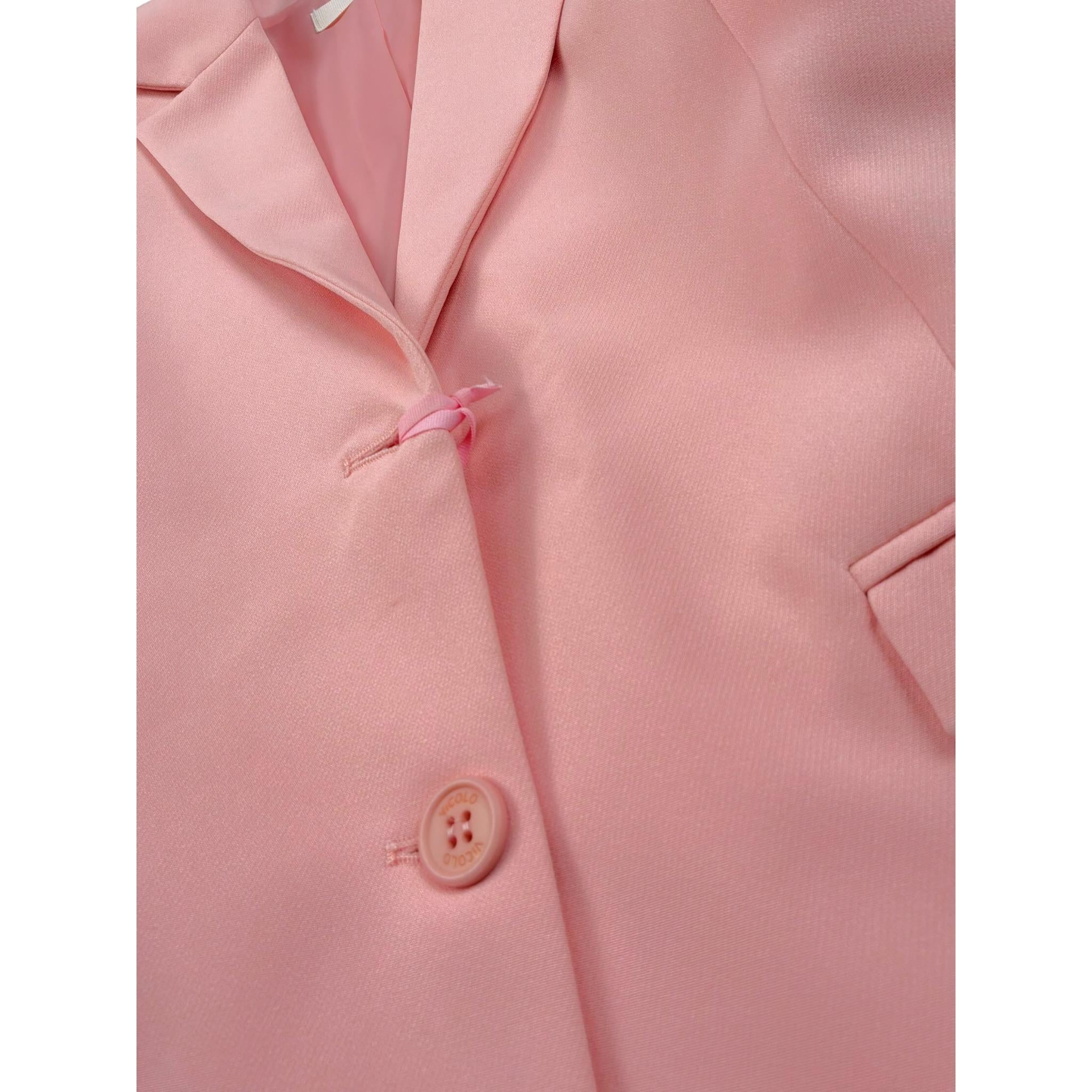 Vicolo Giacca Tinta Unita con Bottoni per Bambina 3145J00052 ROSA VICOLO 