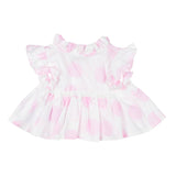 Monnalisa Camicia Mezza Manica Tina Unita per Neonata 31A301 BIANCO MONNALISA 