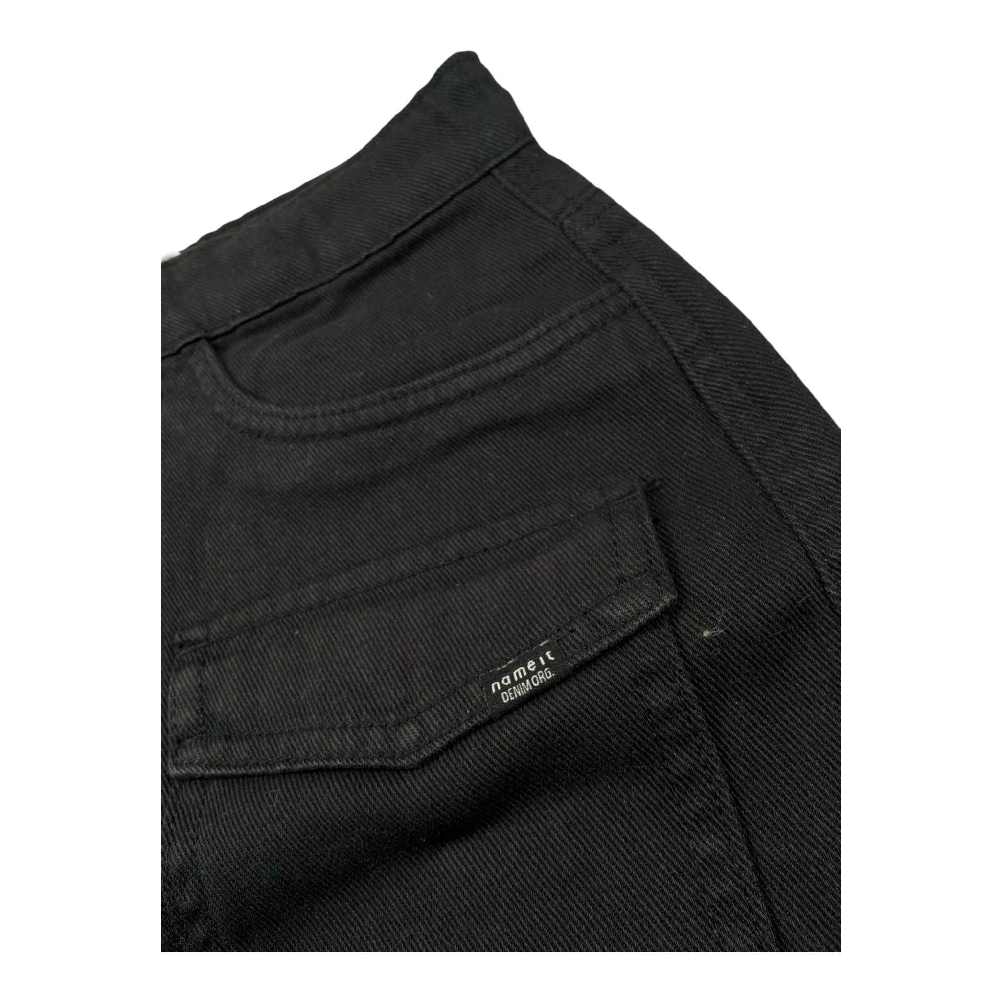 Name It Gonna In Denim tinta unita Nero per Bambina 13237105 NERO NAME IT 