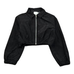 Lu Lu By Miss Grant Giubbino Tinta Unita con Zip per Bambina LL3572 NERO LU LU BY MISS GRANT 