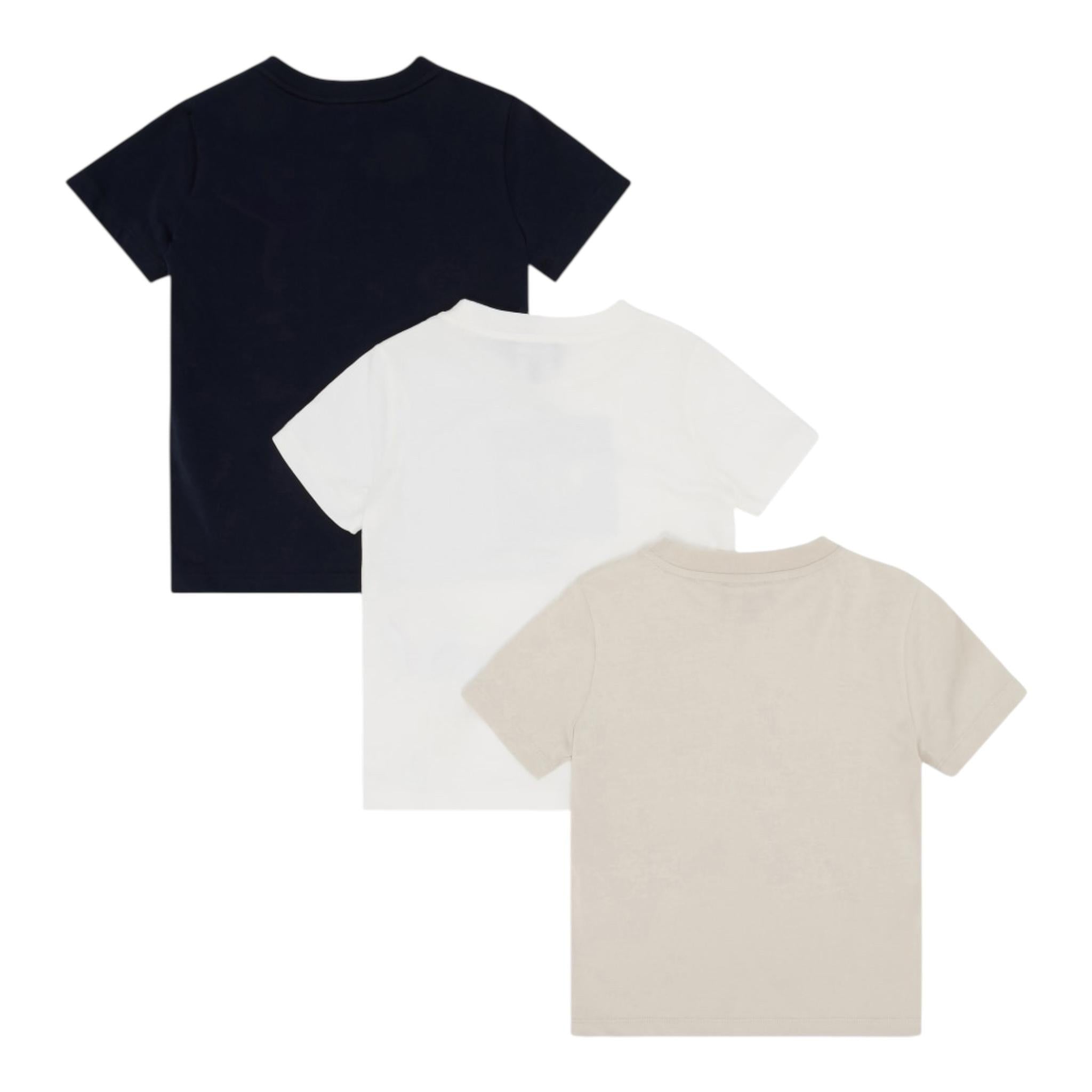 Emporio Armani Set 3 T-Shirt Tricolore per Bambino EB000320 MULTICOLOR EMPORIO ARMANI 