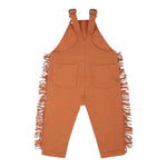 STELLA McCARTNEY salopette tinta unita con frange Marrone per Neonato TVA522 MARRONE STELLA McCARTNEY 