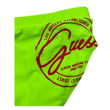Guess Costume Mutandina Tinta Unita con Logo per Neonato IG4Z00MC052G VERDE FLUO GUESS 