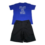 Funky Completo 2 Pezzi T-Shirt-Bermuda Blu per Neonato 25301112N BLU FUNKY 