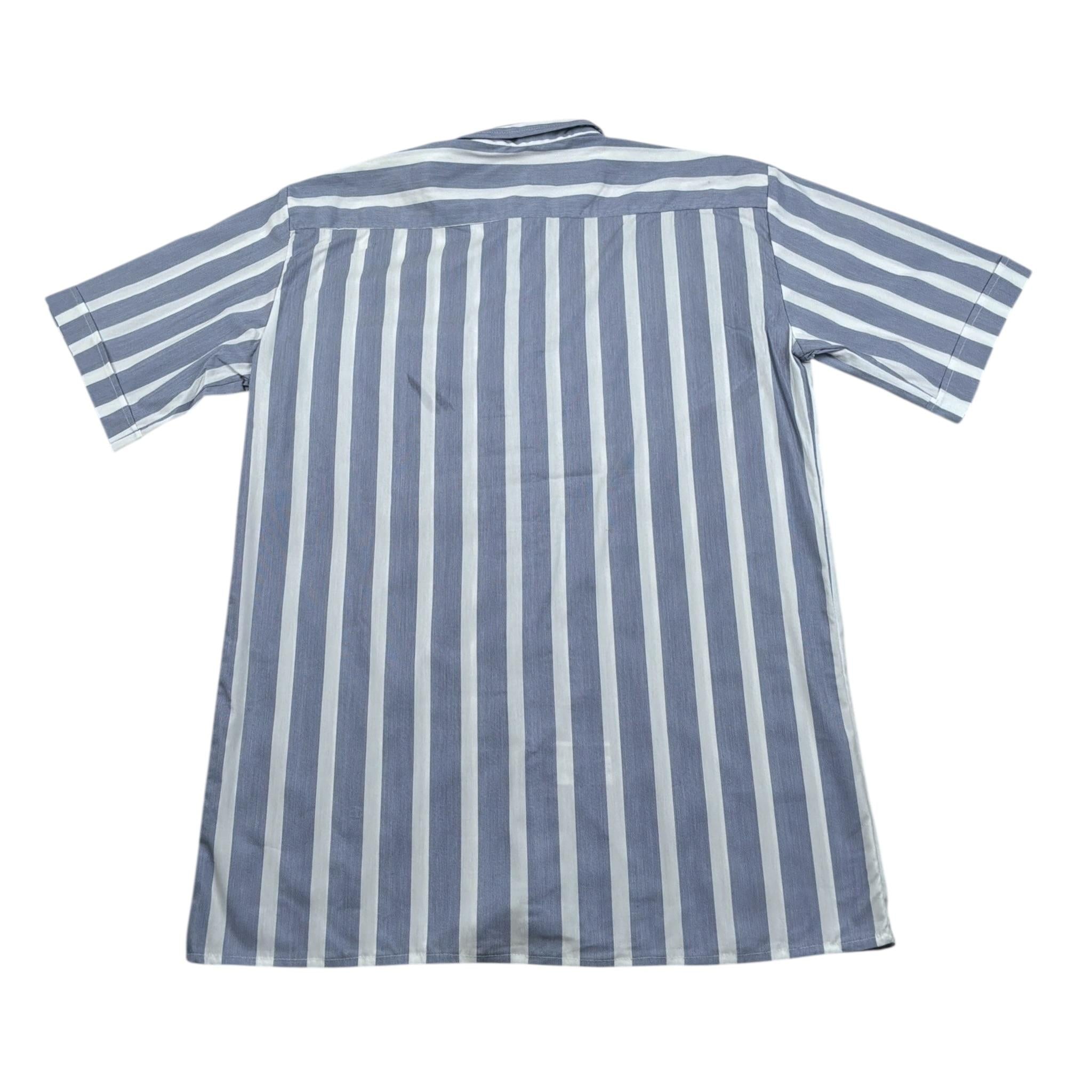 Brian Rush Camicia Mezza Manica Fantaisa A Righe Azzurro per Bambino CMMCC AZZURRO BRIAN RUSH 