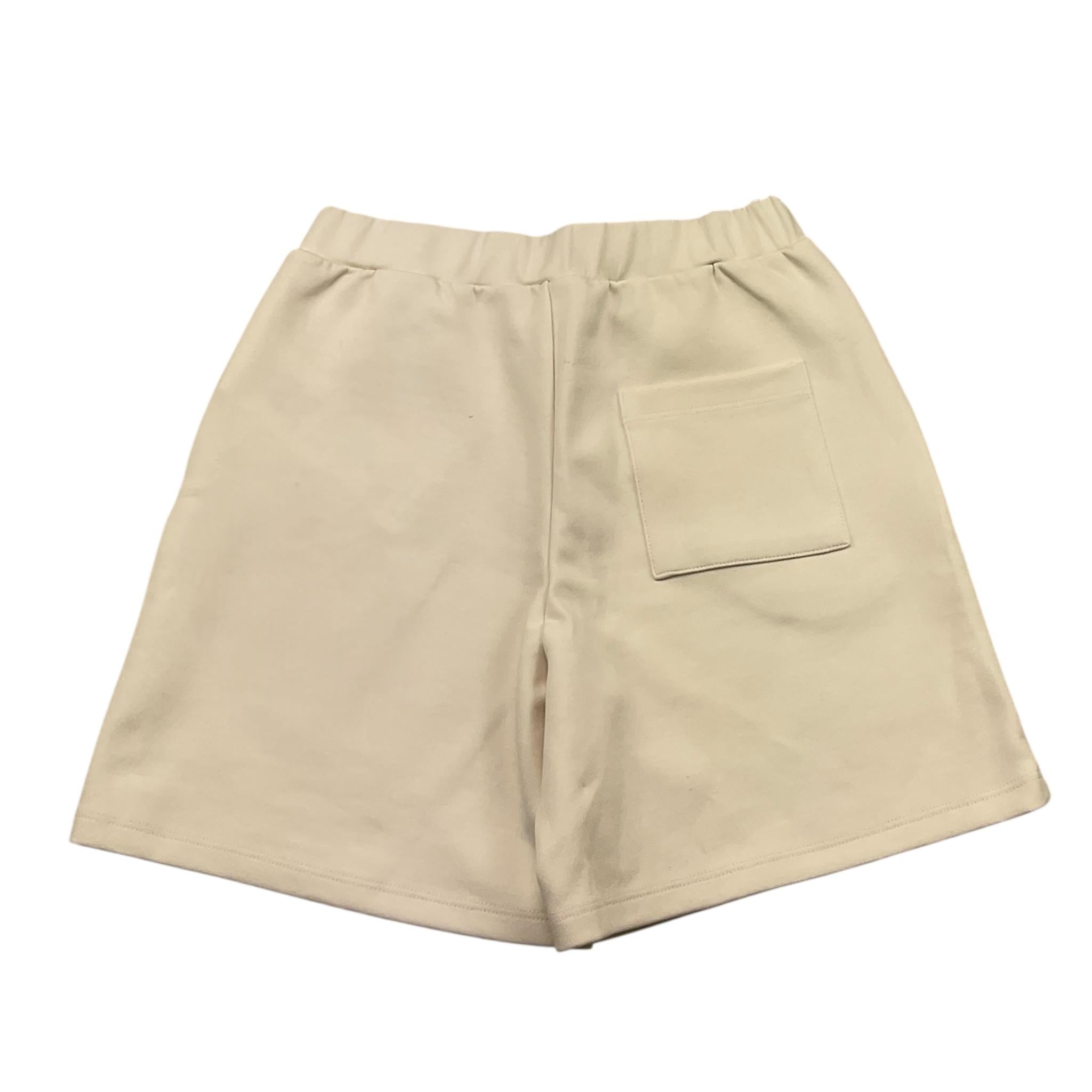 Dou Dou Bermuda Tinta Unita con Logo per Bambina DW6R39 PANNA DOU DOU 