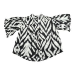 Kaos Camicia Bicolore con Stampa per Bambina KS199 PANNA KAOS 