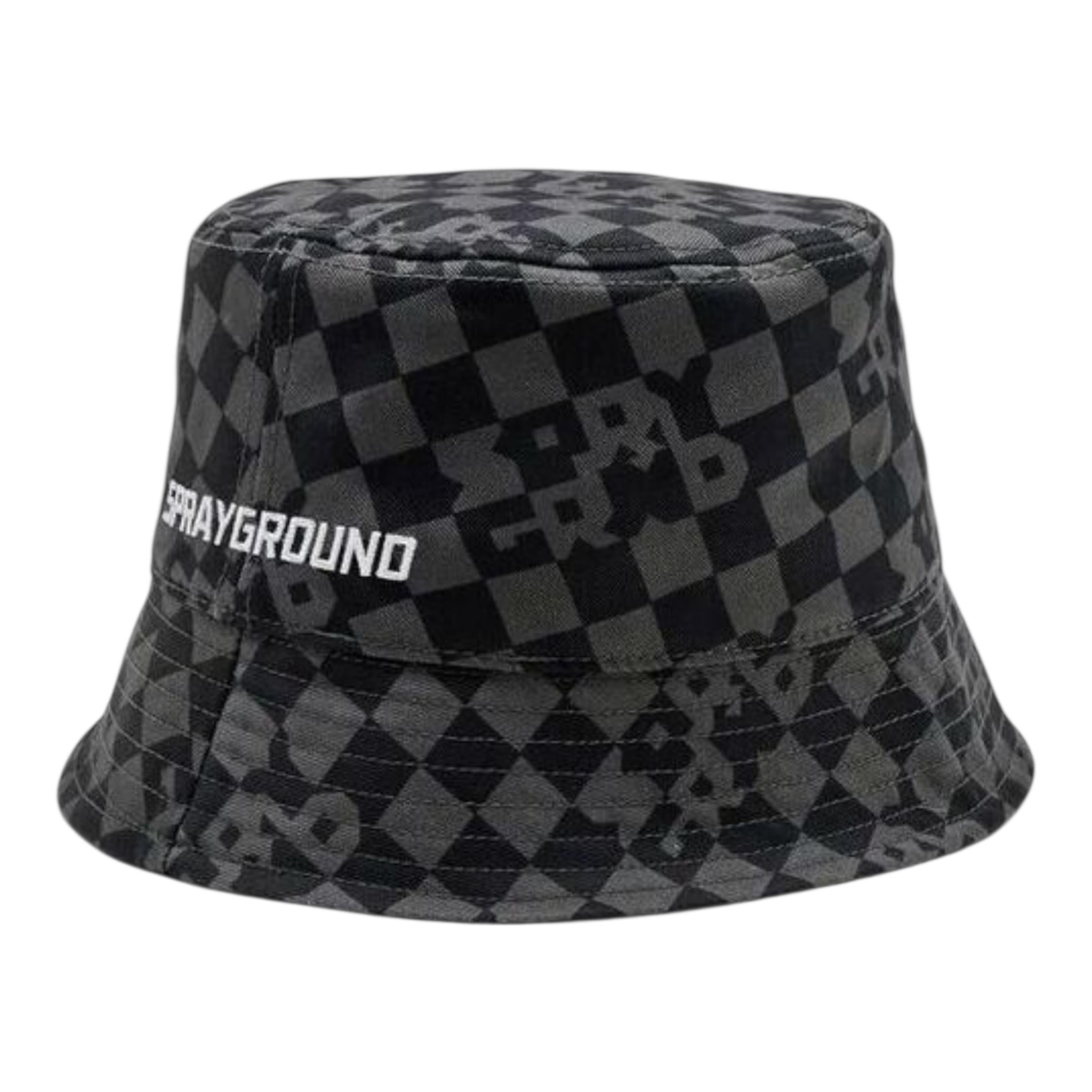 Sprayground Cappello Modello Pescatore Bicolore con Fantasia per Bambino SP14998BRW NERO SPRAYGROUND 