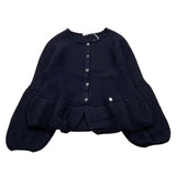 LE COCONNE cardigan tinta unita Blu per Bambina LCN1249 BLU LE COCONNE 