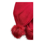 LIU JO sciarpa tinta unita con pon pon Rosso per Bambina K69032 ROSSO LIU JO 