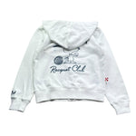 Saint Barth Felpa Tinta Unita con Zip E Cappuccio per Bambino 01053L BIANCO SAINT BARTH 