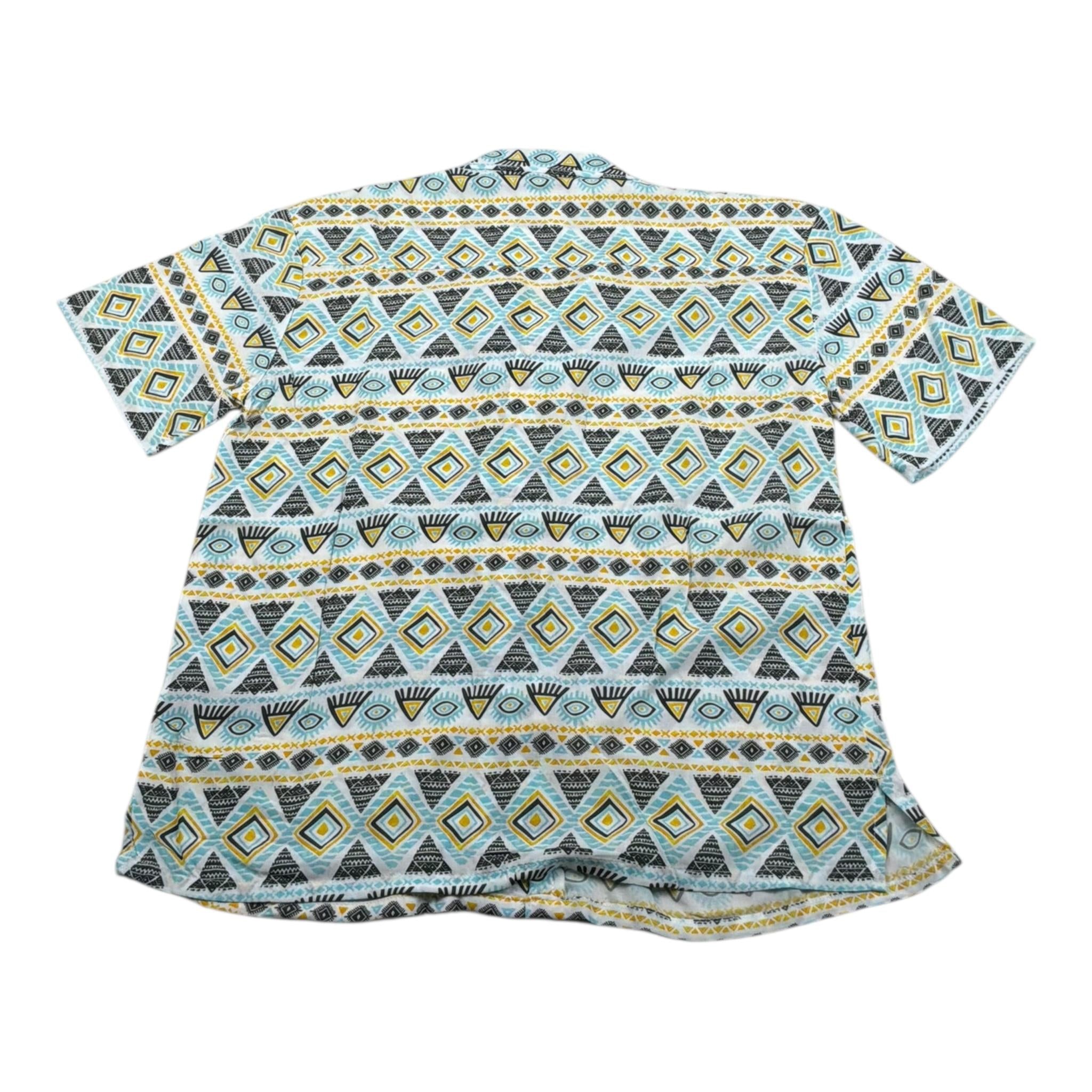 F**K Camicia Tinta Unita Mezza Manica con Fantasia per Bambino FJ25J02CA60X13 BIANCO F**K 