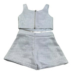 Fun & Fun Completo 2 Pezzi Top-Short per Neonata FNCBTP01031N GRIGIO FUN & FUN 