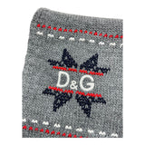 DOLCE & GABBANA sciarpa tinta unita con ricami Grigio per Neonato LB5069 GRIGIO DOLCE & GABBANA 