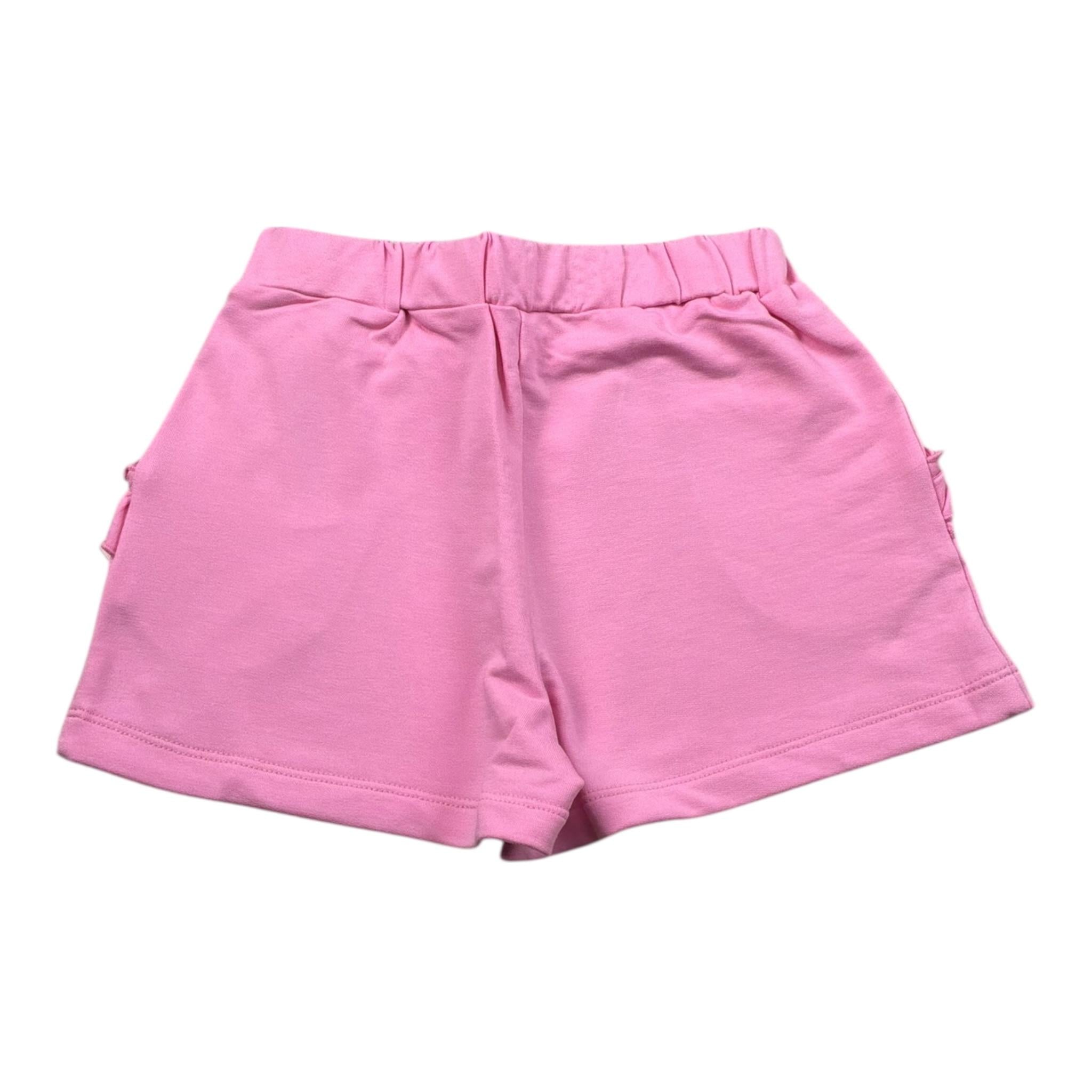 Liu Jo Short Tinta Unita con Logo per Bambina KA5083XX ROSA LIU JO 