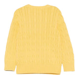 Ralph Lauren Maglia Girocollo Tinta Unita con Logo per Neonato 322702674073N GIALLO RALPH LAUREN 