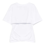 Twinset T-Shirt Girocollo Tinta Unita per Bambina 251GJ2481X BIANCO TWINSET 