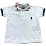Trussardi Polo Mezza Manica Tinta Unita per Neonato TIP26102PO BIANCO TRUSSARDI 