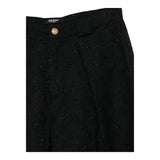 BALMAIN pantalone tinta unita modello palazzo Nero per Bambina BV6S70 NERO BALMAIN 