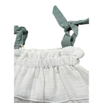 Babyvip Top Tinta Unita con Bretelle per Neonata T1533 BIANCO BABYVIP 