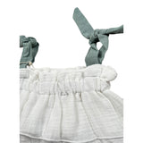 Babyvip Top Tinta Unita con Bretelle per Neonata T1533 BIANCO BABYVIP 