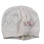 Bimbalo' Cappello tinta unita con Ricami Rosa per Neonata 7579 ROSA BIMBALO' 