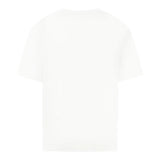 Trussardi T-Shirt Tinta Unita con Stampa per Neonato TBP25030TS BIANCO TRUSSARDI 