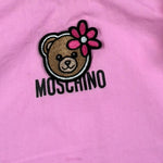 Moschino Abito Mezza Manica Tinta Unita con Stampa per Neonata MDV0D6 ROSA MOSCHINO 