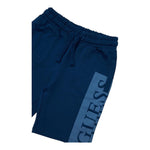 Guess Bermuda Tuta Tinta Unita con Logo per Bambino N3GD03KA6R0 BLU GUESS 