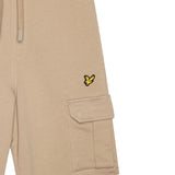 Lyle&Scott Bermuda Tinta Unita con Stampa per Bambino 48742 BEIGE LYLE&SCOTT 