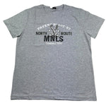 Monnalisa T-Shirt Girocollo Tinta Unita con Stampa per Bambino 255604 GRIGIO MONNALISA 