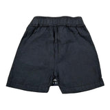 Please Bermida Tinta Unita con Elastico In Vita per Neonato RE82300B71 NERO PLEASE 