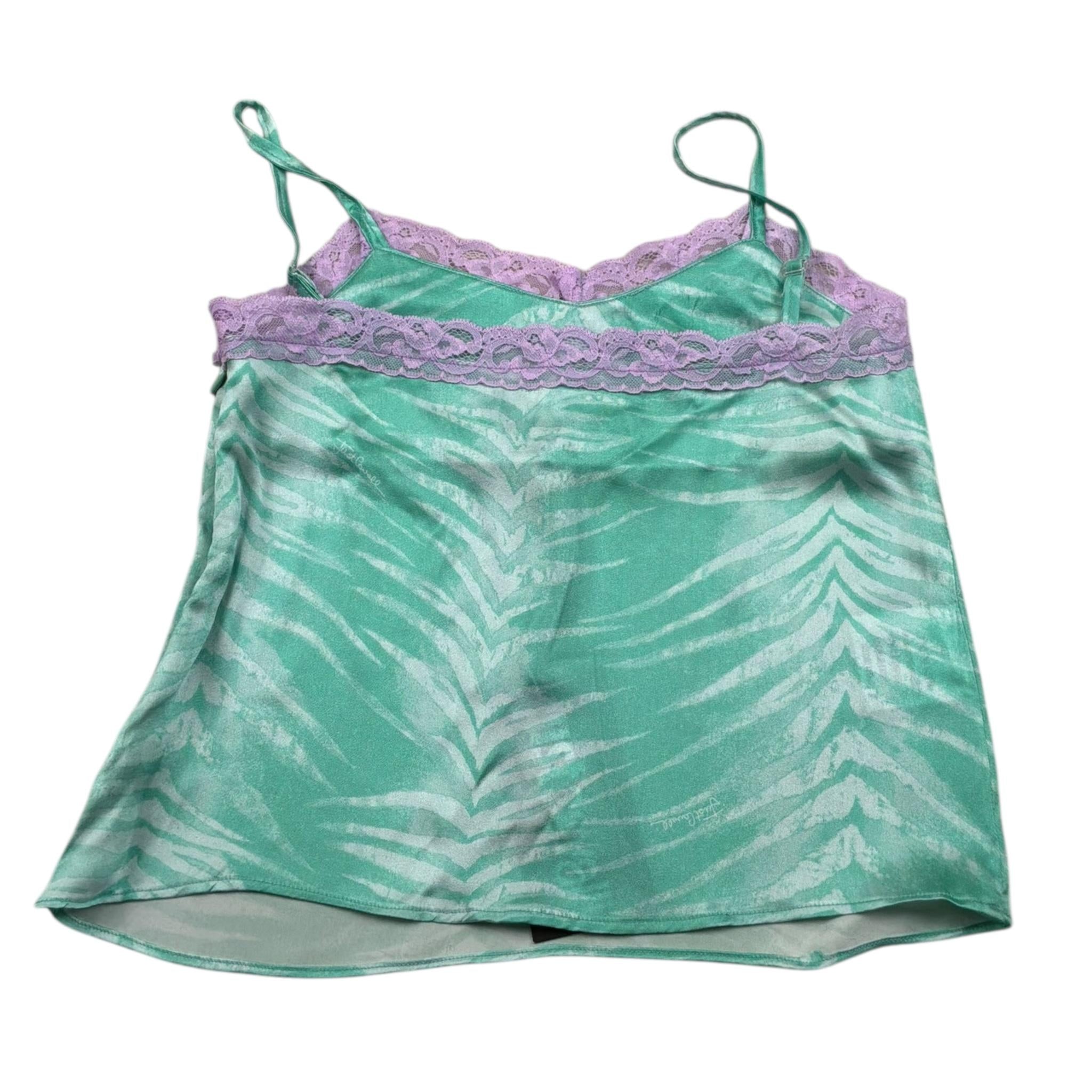 Just Cavalli Top Bicolore con Ricami per Bambina JGP26225TO VERDE JUST CAVALLI 
