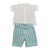 Juliana Completo 2 Pezzi Camicia-Bermuda per Neonato 25186 PANNA JULIANA 