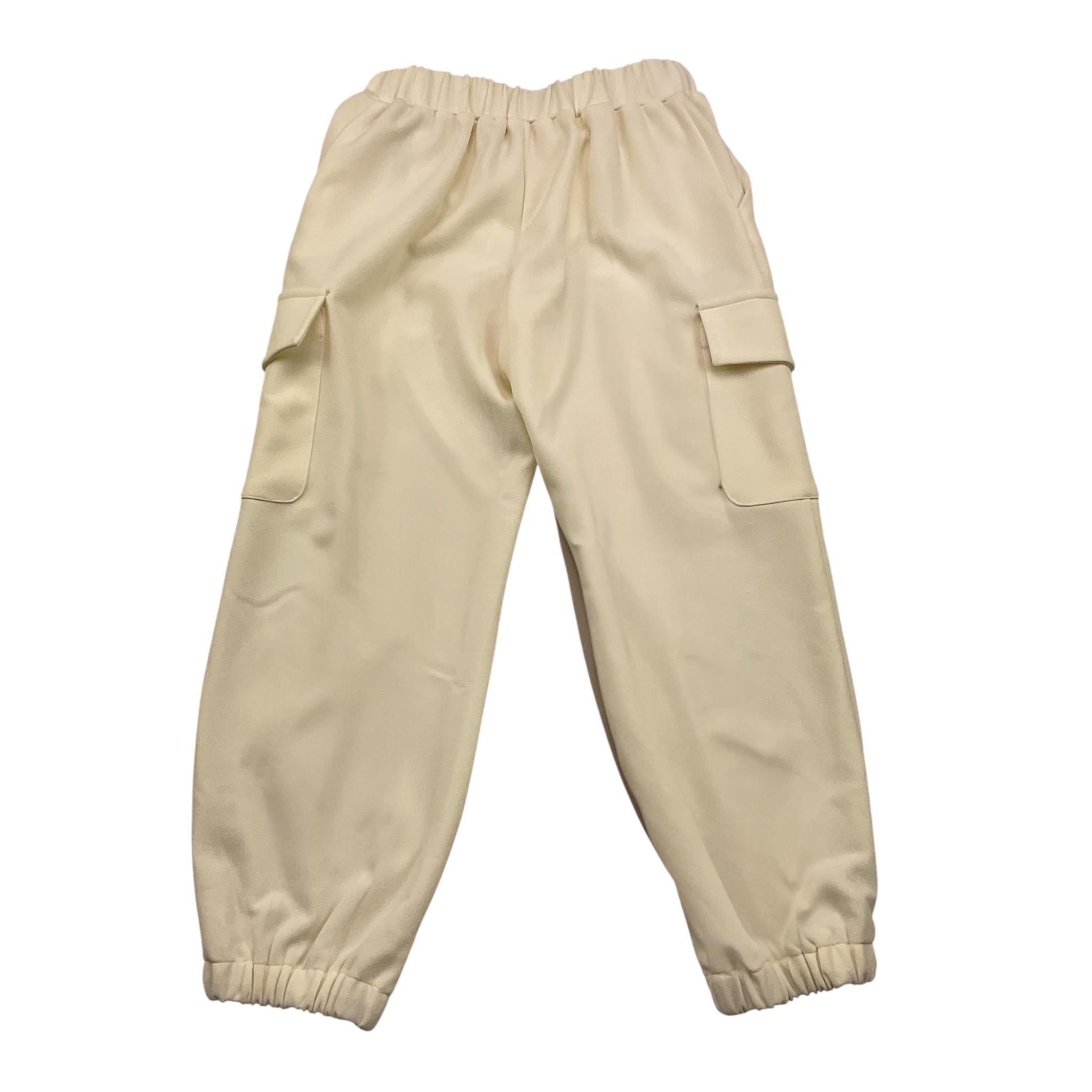 LIU JO pantalone tinta unita con tasconi Panna per Bambina KF4082X PANNA LIU JO 