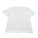 Lalalu' T-Shirt Girocollo Tinta Unita con Stampa per Bambino TSL130PB BIANCO LALALU' 