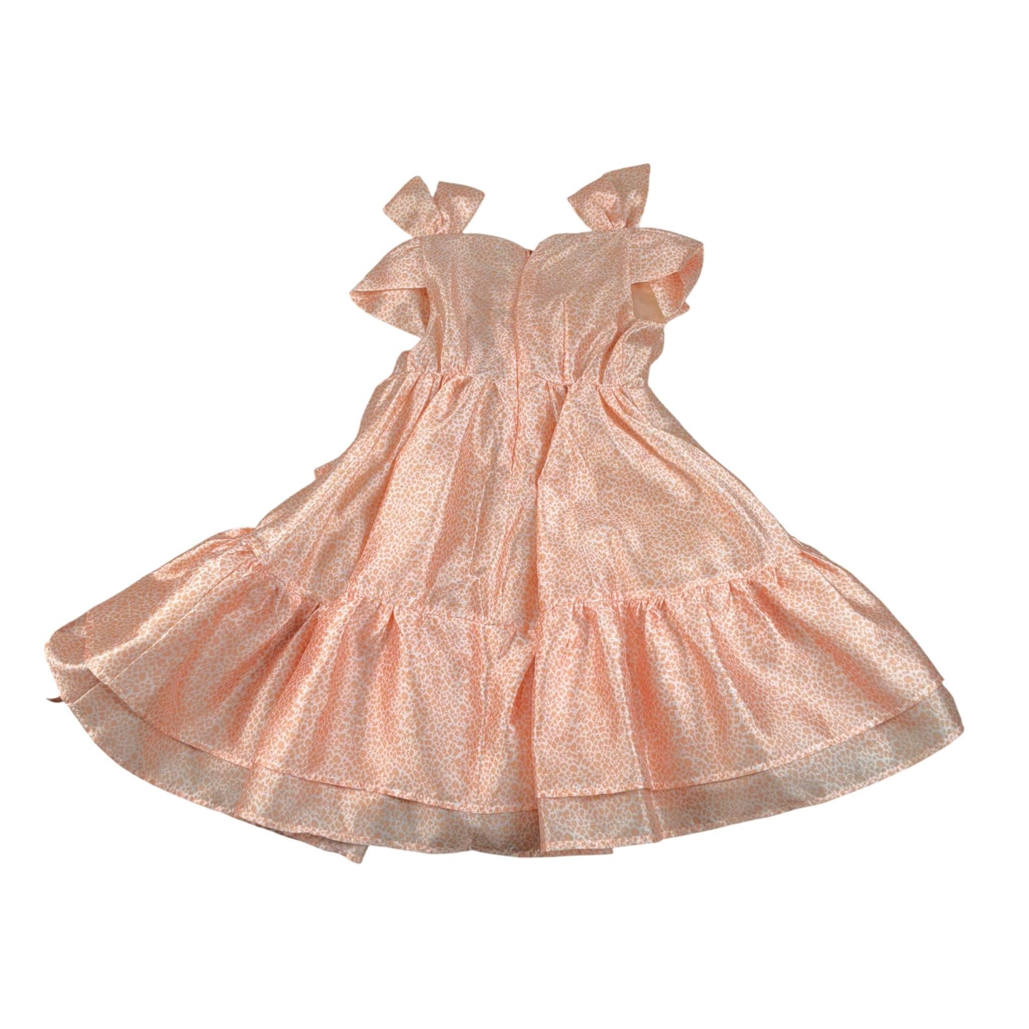 Miss Grant Abito Tinta Unita con Stampa per Neonata MG1226N PESCA MISS GRANT 