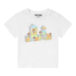 Moschino Completo 2 Pezzi T-Shirt-Bermuda per Neonato MSG003 BIANCO MOSCHINO 