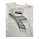 DIADORA shirt girocollo tinta unita con stampa logo Bianco per Bambina F4DIBGTH095 BIANCO DIADORA 