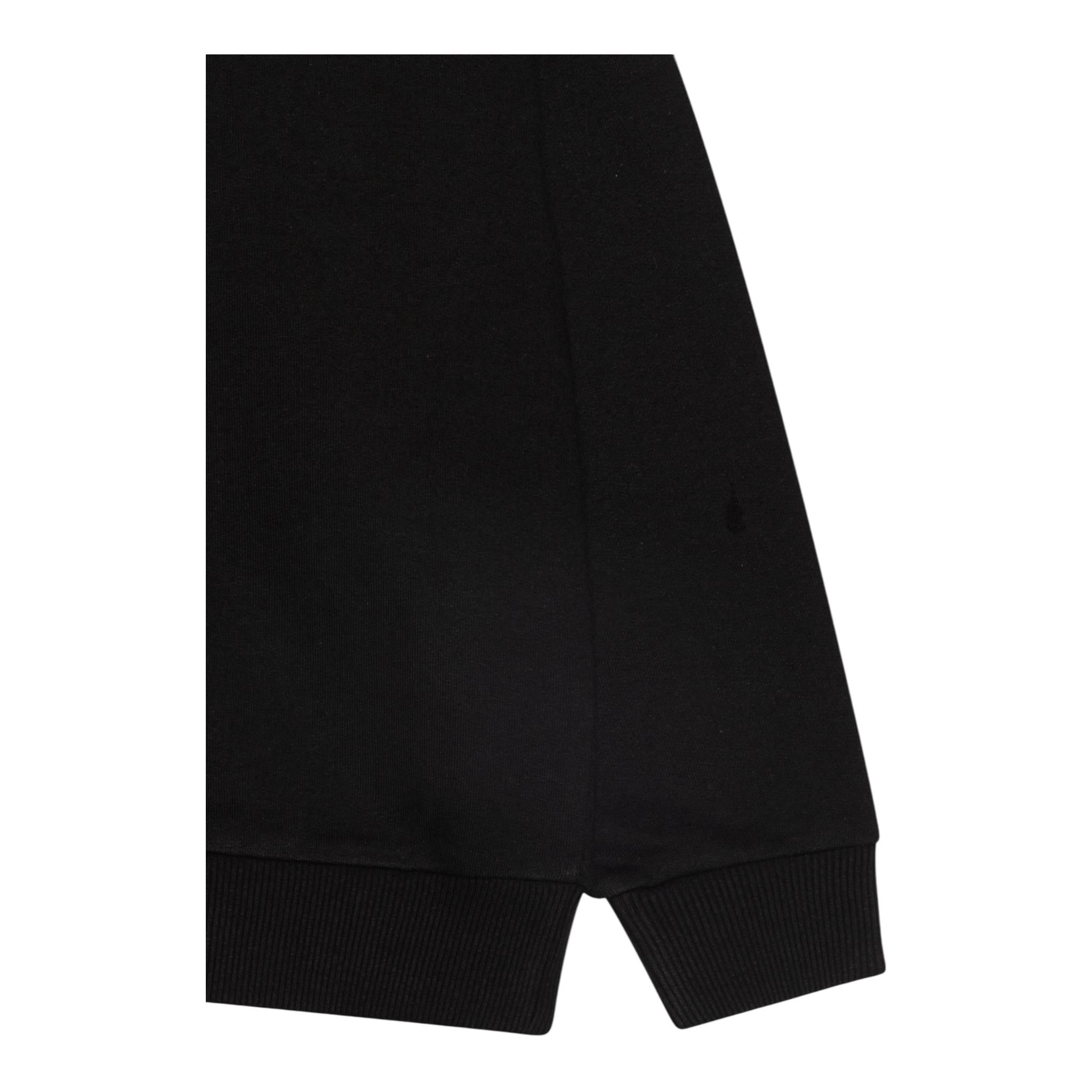 Diesel Felpa Chiusa Girocollo Tinta Unita con Logo per Bambino J02274 NERO DIESEL 