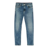 Tommy Hilfiger Jeans Tinta Unita con Girovita Regolabile per Bambino KB0KB09326X BLU TOMMY HILFIGER 
