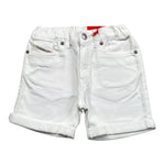 Diesel Bermuda In Denim Tinta Unita Girovita Regolabile per Bambino K00362J BIANCO DIESEL 