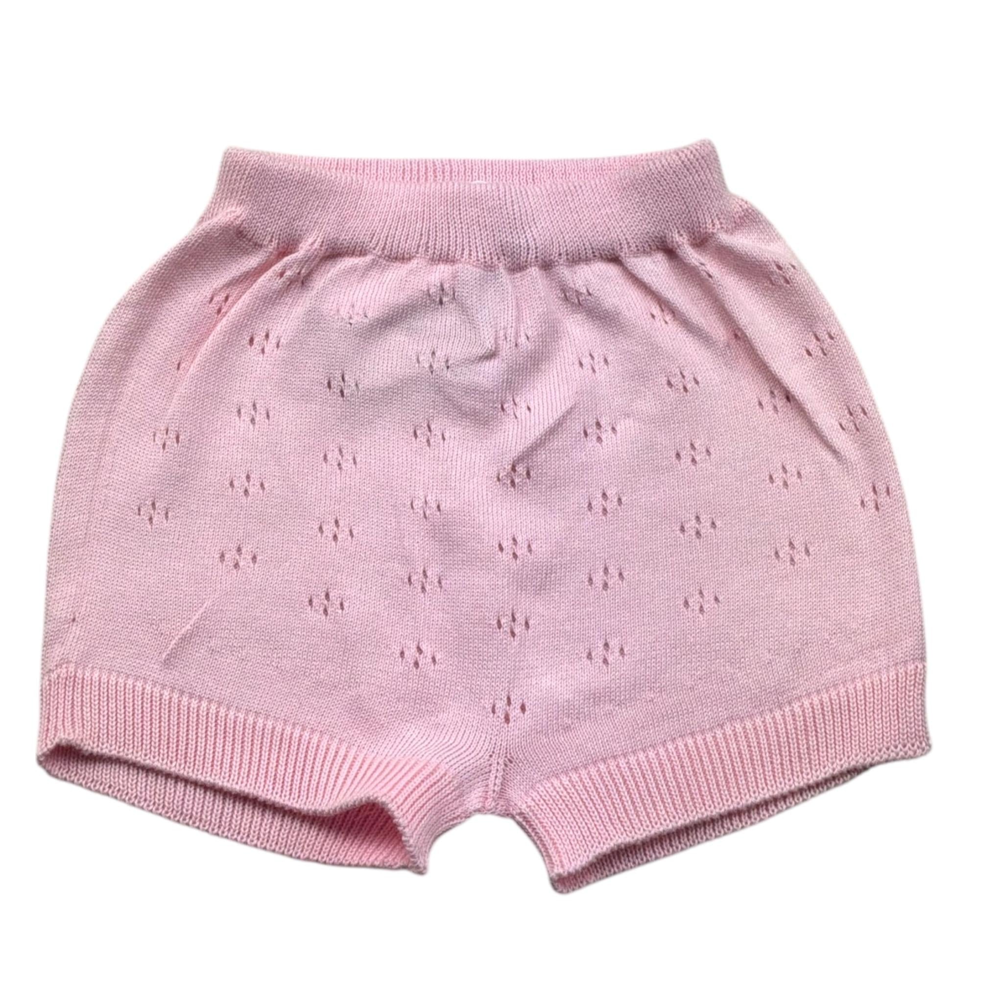 Le Bebe Culotte Tinta Unita con Trafori per Neonata LBG6388 ROSA LE BEBE 