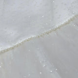 Abel & Lula Abito Cerimonia Tinta Unita con Applicazioni per Bambina 5006 BIANCO ABEL & LULA 