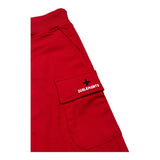 Zu+Elements Bermuda Tinta Unita con Tasconi per Bambino ZU254 ROSSO ZU+ELEMENTS 