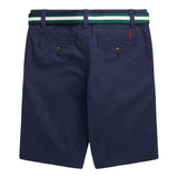 Ralph Lauren Bermuda Tinta Unita con Cinturino per Bambino 323863960003 BLU RALPH LAUREN 