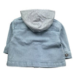 Moschino Giubbino In Denim con Cappuccio per Neonato MUA00A AZZURRO MOSCHINO 